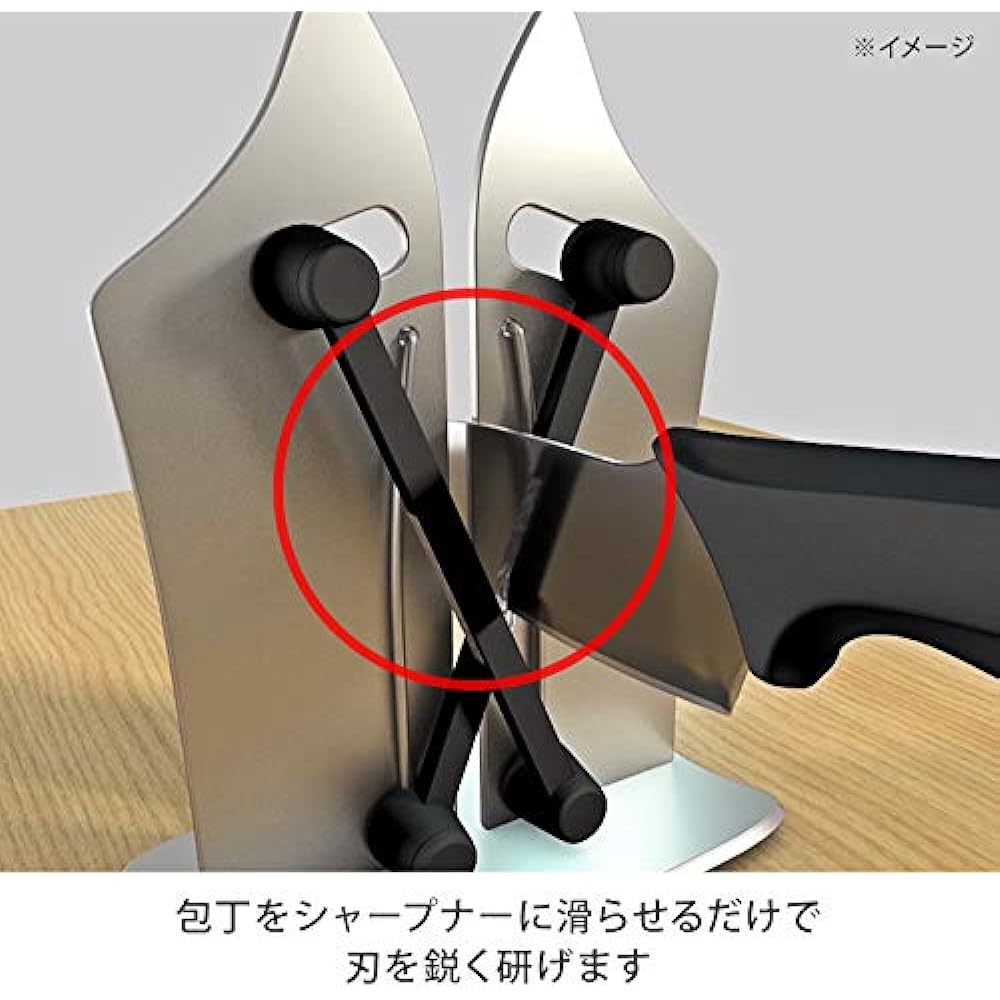 [Genuine Japanese Product] Bavarian Edge Japanese Instruction Manual Included Knife Sharpener Tabletop Sharpener Santoku Knife Paring Knife Sashimi Knife