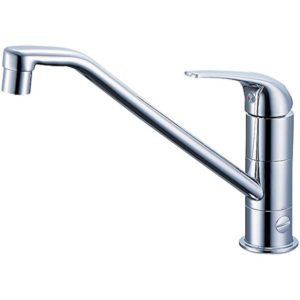 SANEI Single One Hole Branch Mixing Faucet for Kitchen with Branch Spout