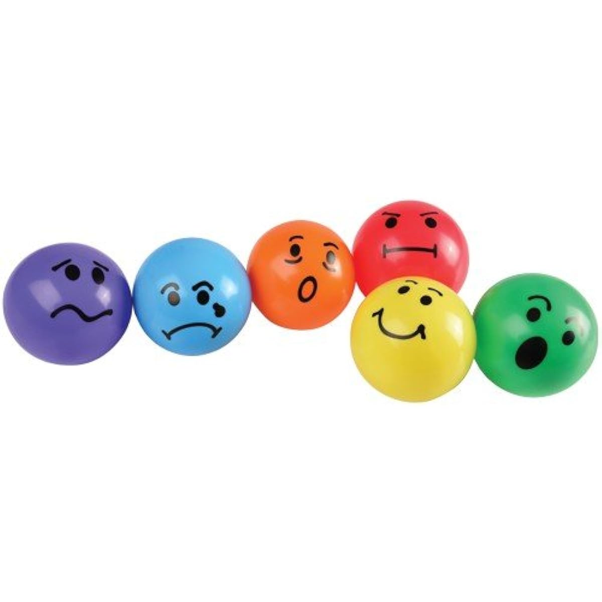 "Express Your Emotions" Set of 6 Soft Vinyl Balls