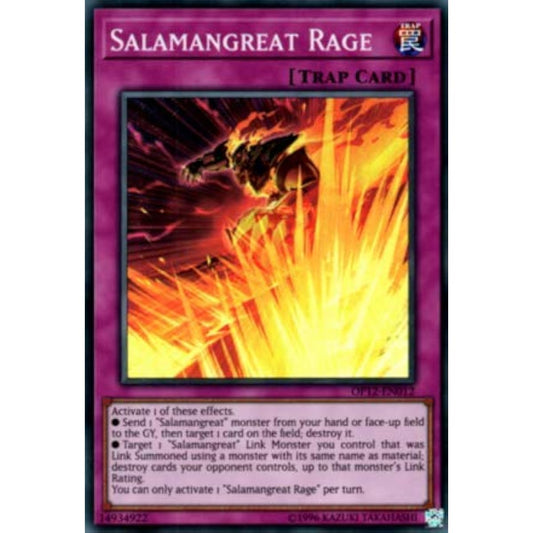 Salamangreat Rage OP12-EN012 Super Rare Unlimited Edition