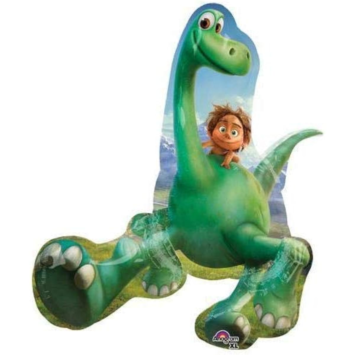 Good Dinosaur Party Supplies 2nd Birthday Arlo and Spot Balloon Bouquet Decorations Blue Number 2