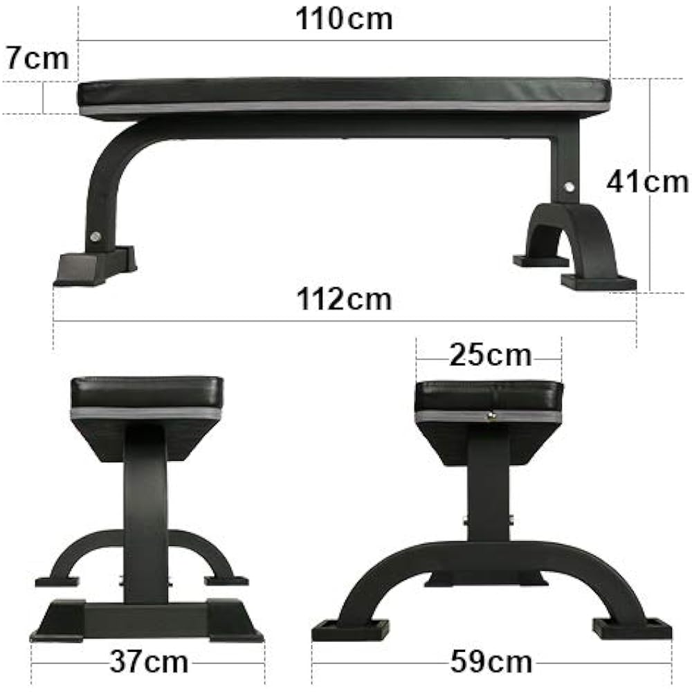 [Leading Edge] Flat bench fixed type high load dumbbell bench press stand for barbell training LE-B70