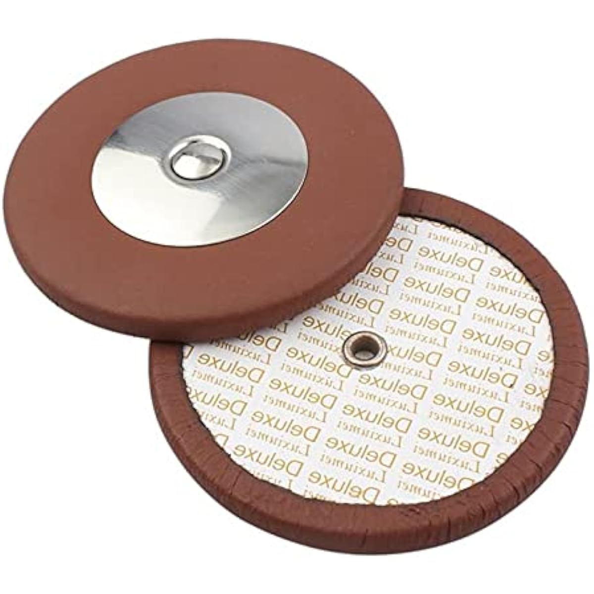 Jiayouy 25 Piece Leather Pad Alto Saxophone Pad Replacement Set Saxophone Repair Parts Brown 9mm~48mm