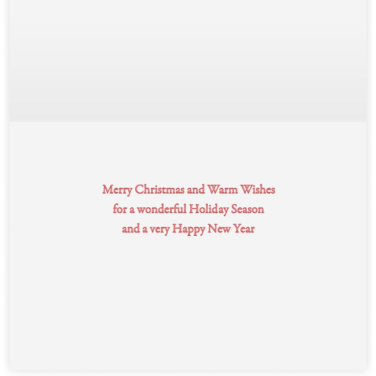 The Gallery Collection Red Ribbon Gift Christmas Cards with Foil Lined Envelopes, 25 Count