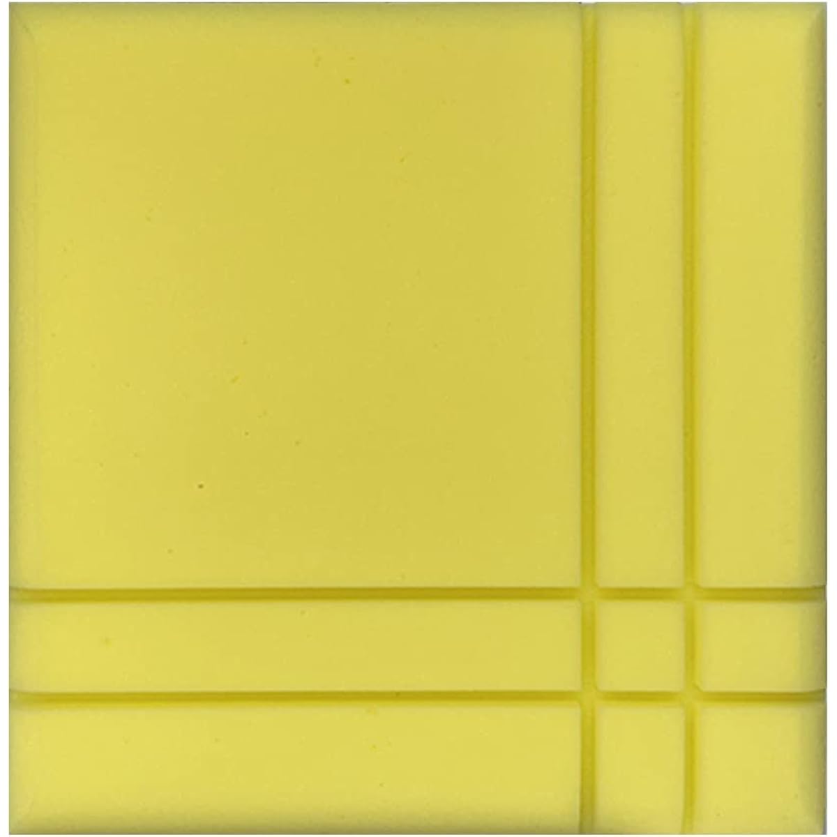 Cinema Soundproof Foam Panels, Home Studio Sound Isolation Pads Thicken Durable Acoustic Panels for Conference Room, Piano Room (Grey 50*50*5CM) (Yellow 50*50*5CM)
