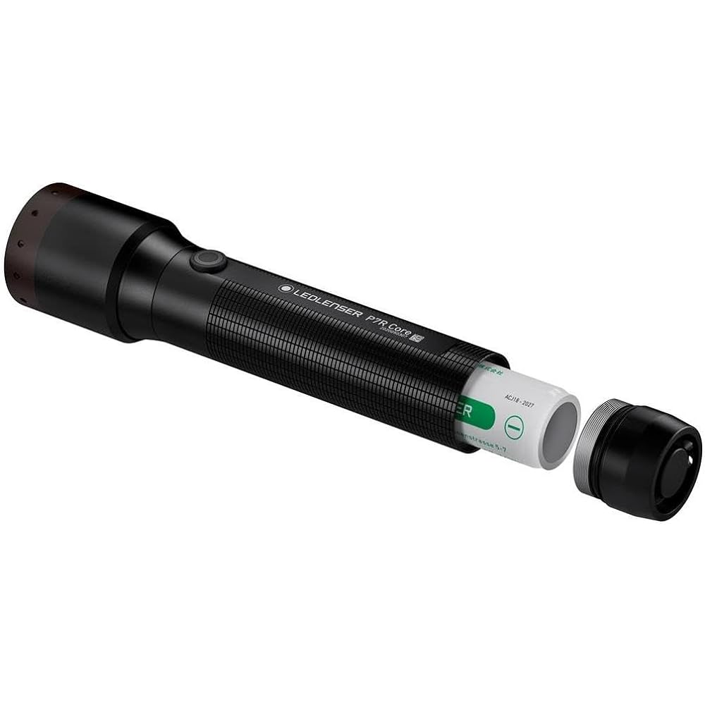 Ledlenser P7R Core LED Flashlight USB Rechargeable 502181 [Genuine Japanese Product] Black Small
