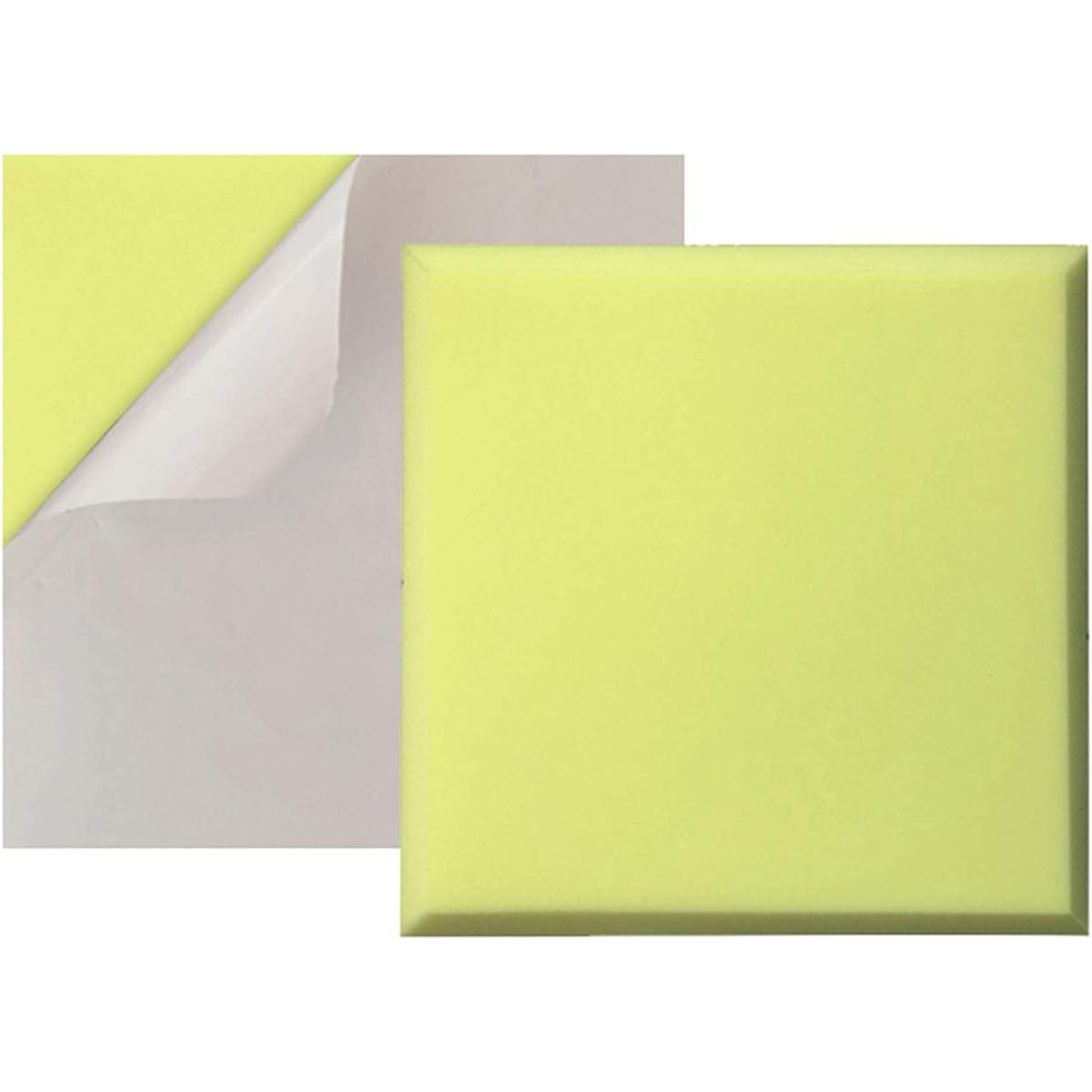 Family Soundproof Foam Environmental Protection Noise Reduction Sound Absorbing Cotton Self-Adhesive Acoustic Panel (Blue) (Yellow)