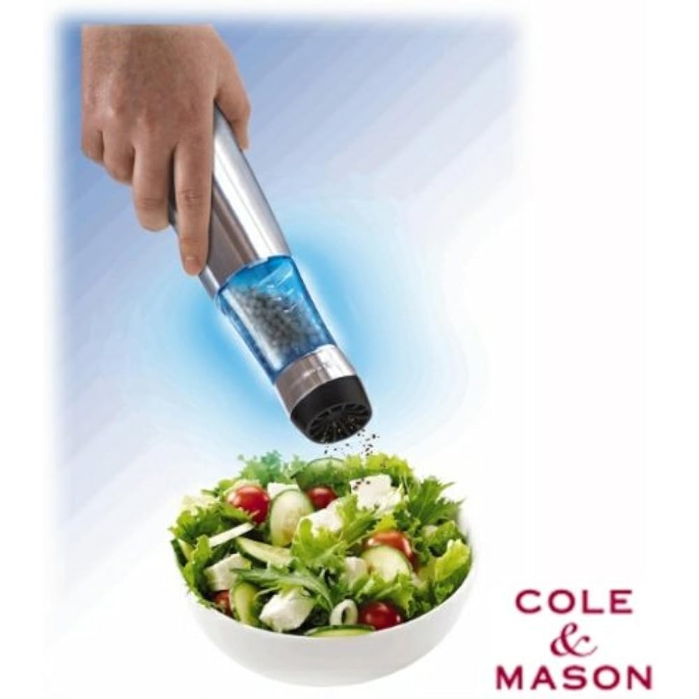 Cole and Mason Automatic Electric Salt & Pepper Mill BUZZ Buzz Revolution