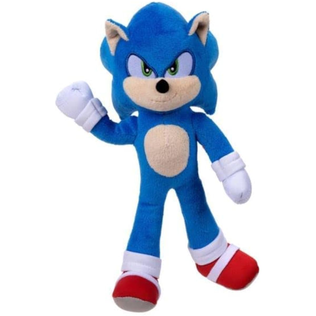 Sonic the Hedgehog 2 Movie Plush Figure Collection Sonic Tails Knuckles (Sonic (9 inch)