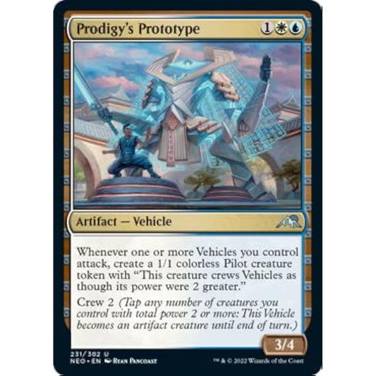Magic: The Gathering Prodigy Prototype (231) - Foil - Kamikawa: Neon Dynasty