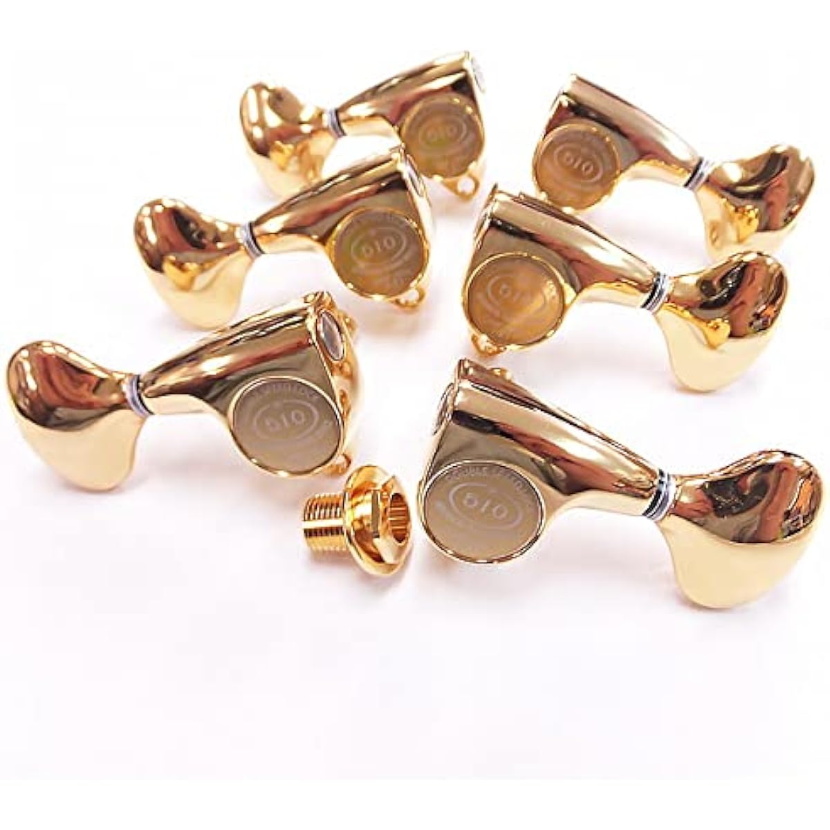 GOTOH Guitar Tuners SGV510Z MG L5 GG L3 R3 Magnum Lock Gold Both Sides Set of 6 [Includes Ebi Original Pick]