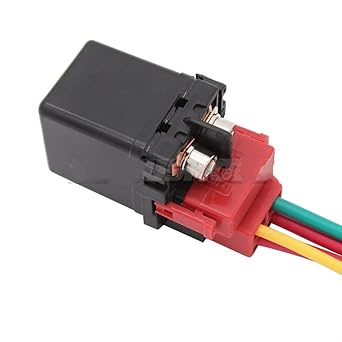 Starter Solenoid Relay Motorcycle Accessories Starter Solenoid Relay and Plug for Kawasaki Ninja 600 ZX-6R ZX6R ZX600 1995-2002 2009 2010 2011 2012