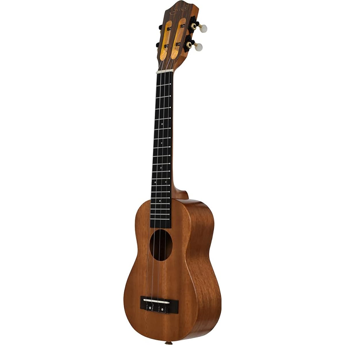 S.Yairi Yairi Ukulele Soprano Size Long Neck Mahogany Wood All Single Plate Slotted Head Specification YU-SL-13MAS (Soft Case Included)
