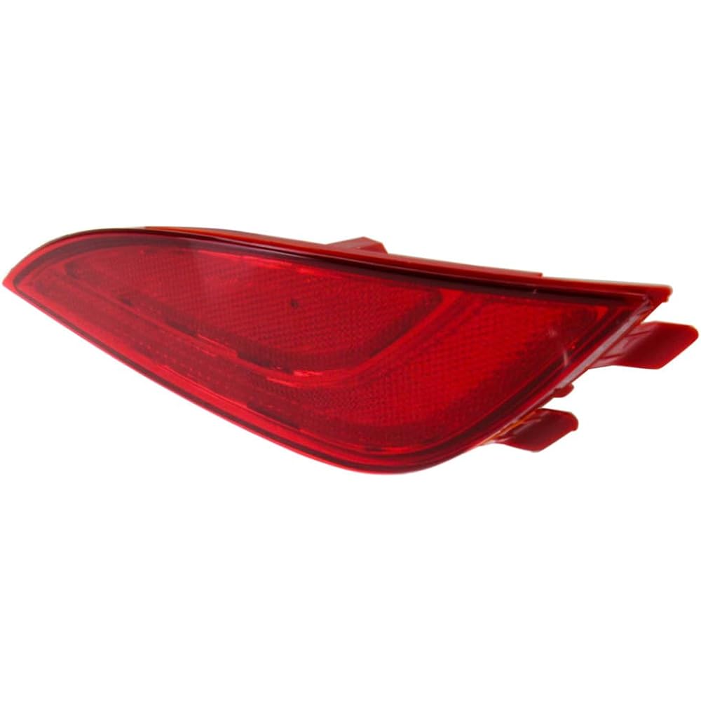 2010-2015 Hyundai Tucson Passenger Side Rear Bumper Reflector CAPA Certified with Light Bulb Replacement for HY1185108-92406-2S100