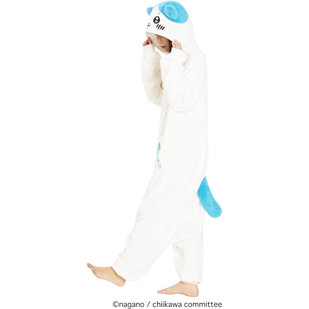 SAZAC Character Fleece Kigurumi One Size Fits Most Hachiware