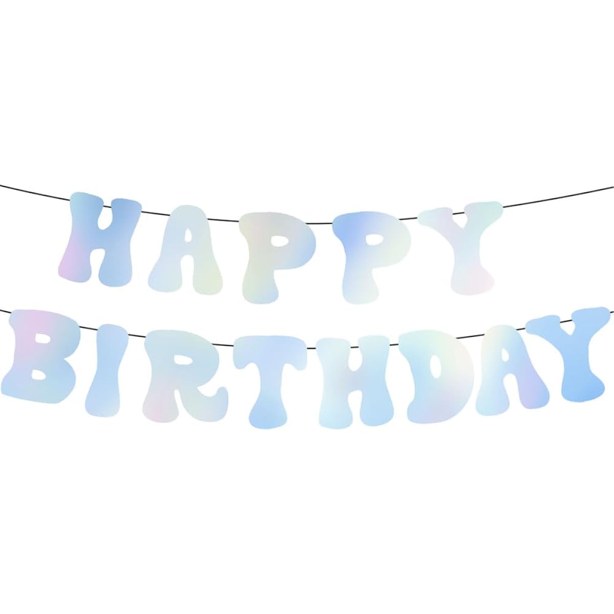 Rainbow Happy Birthday Foil Banner Birthday Party Decorations 70s Cool Disco Birthday Decor 21st 30th 40th 50th 60th 80th Happy Birthday Sign