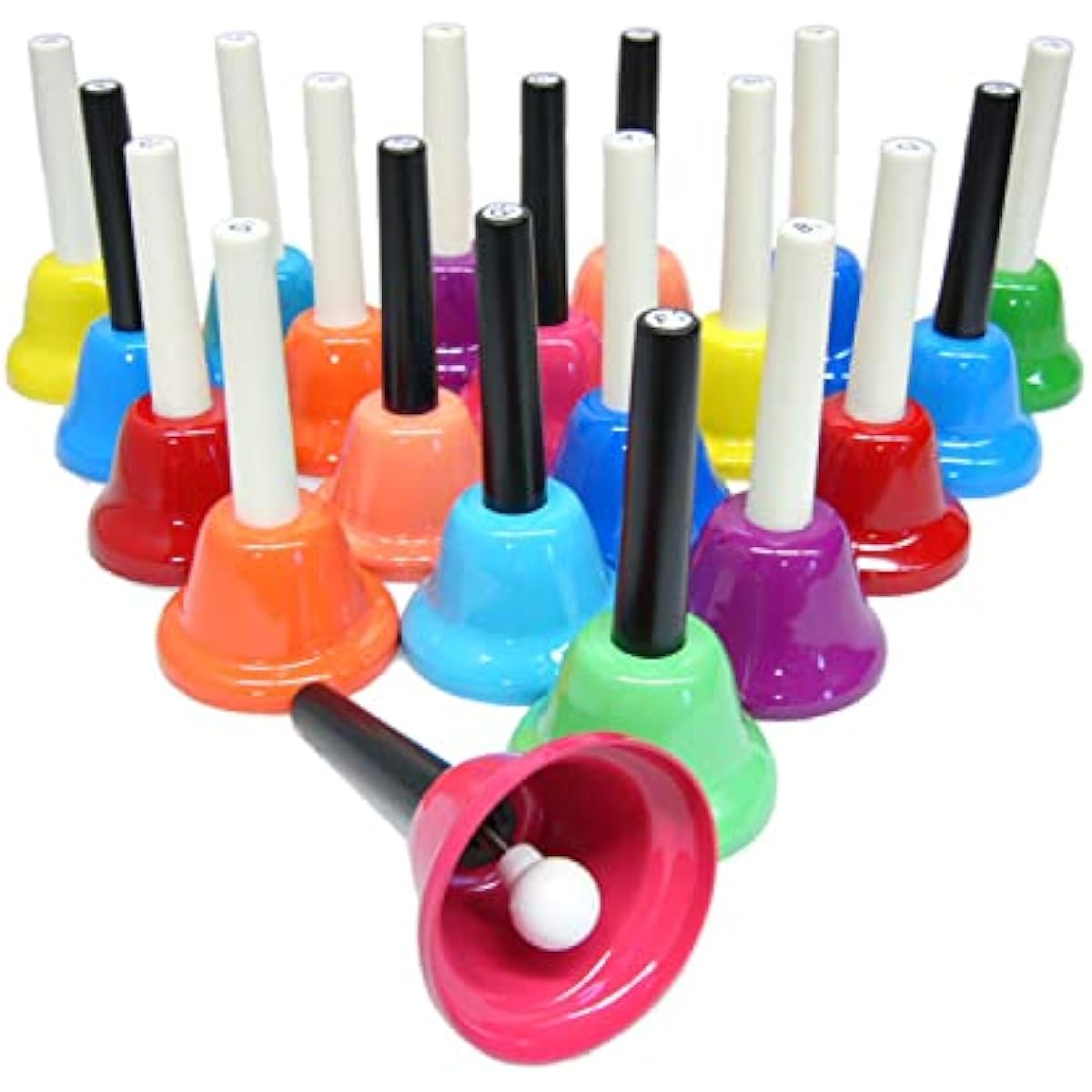 Whole tone: Music bell (hand bell) color 20 tone set CBR-20