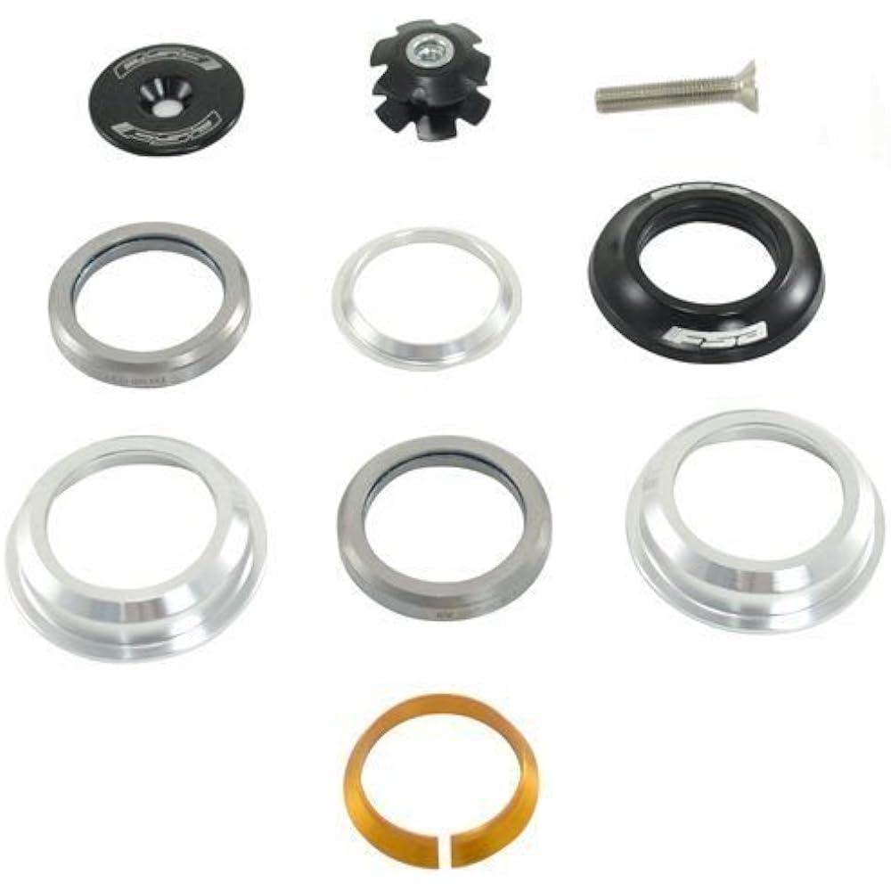 FSA Orbit Z 1-1/8Inches 44mm Threadless 1-1/8Inches Headset with Top Cap, NO.9M/CUP/CC, XTE1528