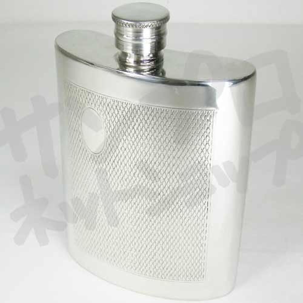 Pewter Skittles Mesh 4oz Pinder Bros. Pewter Flask [SP-014]