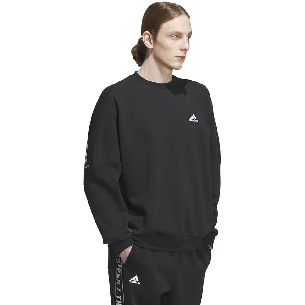 Adidas IJM05 Men's Sweat Warding Loose Fit Fleece Sweatshirt