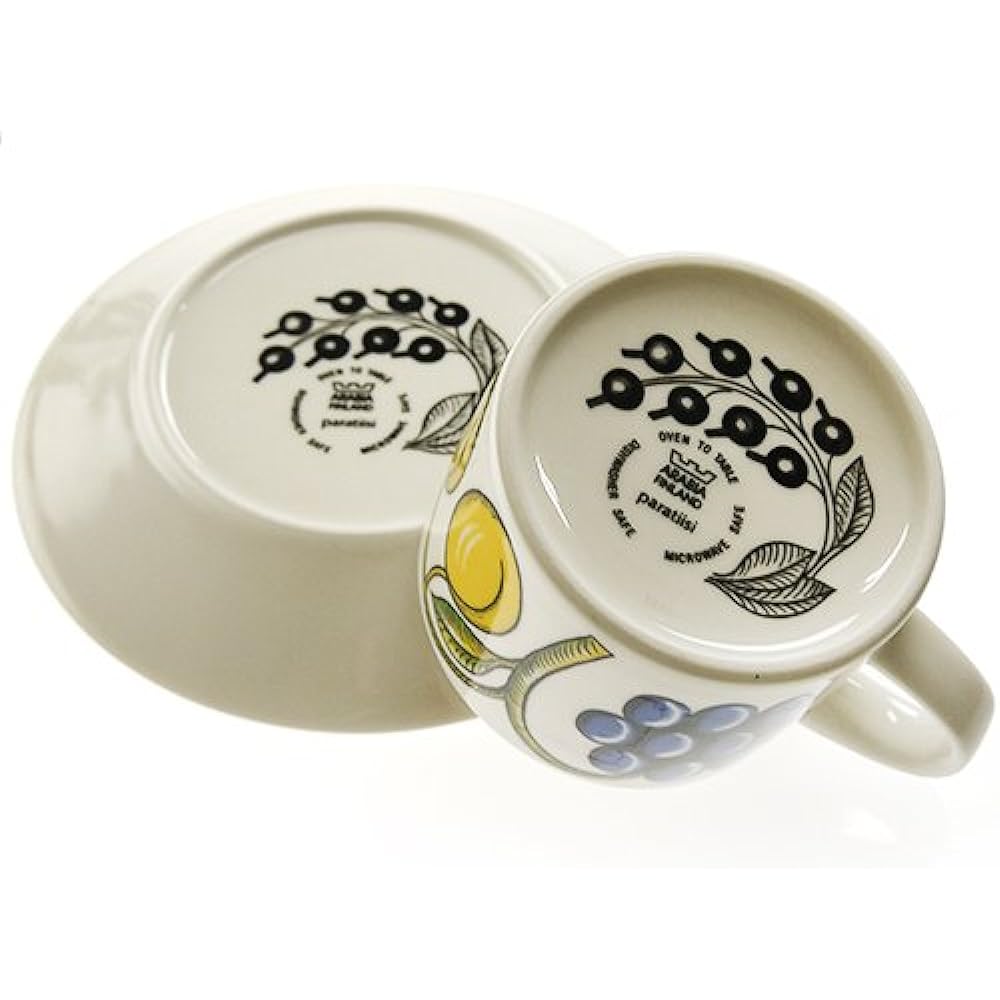 ARABIA Paratissi Tea Cup & Saucer 0.28L [Parallel Import]