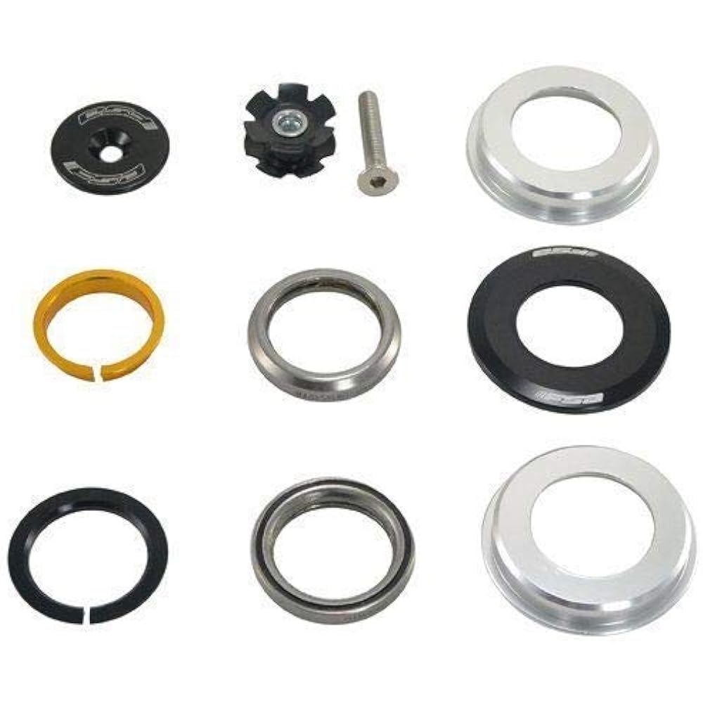 FSA Orbit Z 1.5R 1-1/8Inches to 1.5Inches Reducer Headset Straight Sealed Bearing, NO.9M CUP CC 1.5R,XTE1658