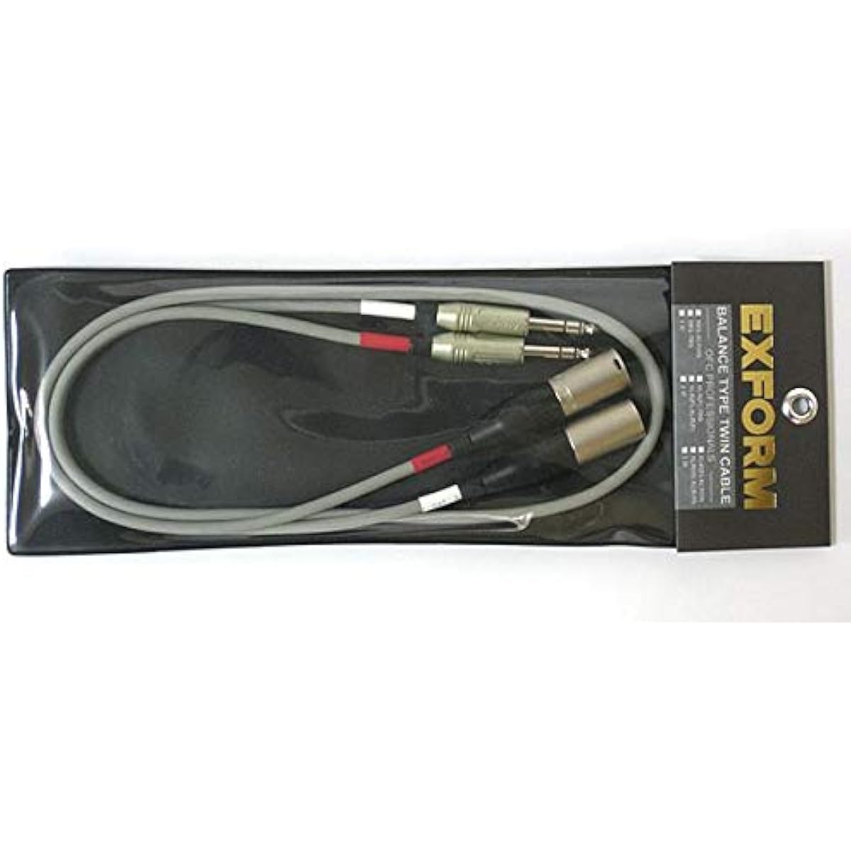 EXFORM DJ Stereo Cable TRS-XLR(M) 1m