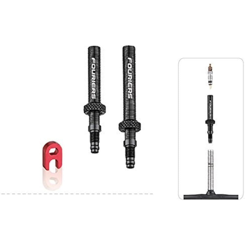 FOURIERS Bicycle Valve Extender Presta Valve Extension Adapter