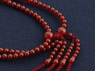 Kyoto Buddhist Altar Hayashi Prayer Beads Shingon Sect Shake 0 Agate (For Women) Official Official [Bead Bag Set] SW-034 Kyoto Prayer Beads