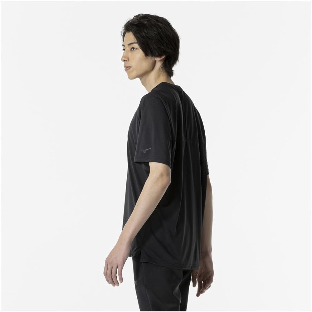 Mizuno 32MAA510 Men's Training Wear, Dry Short Sleeve T-Shirt, Sweat Absorbent, Quick Drying