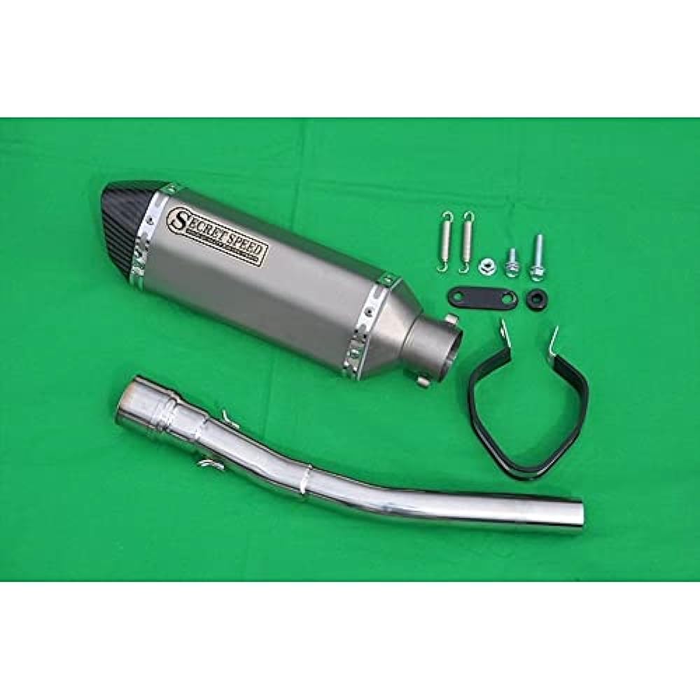 SECRET SPEED Yamaha SEROW225 Bike Muffler Dry Carbon Motard Variant Slip-on SUS Stainless Steel Muffler SEROW225 ss-201-r02