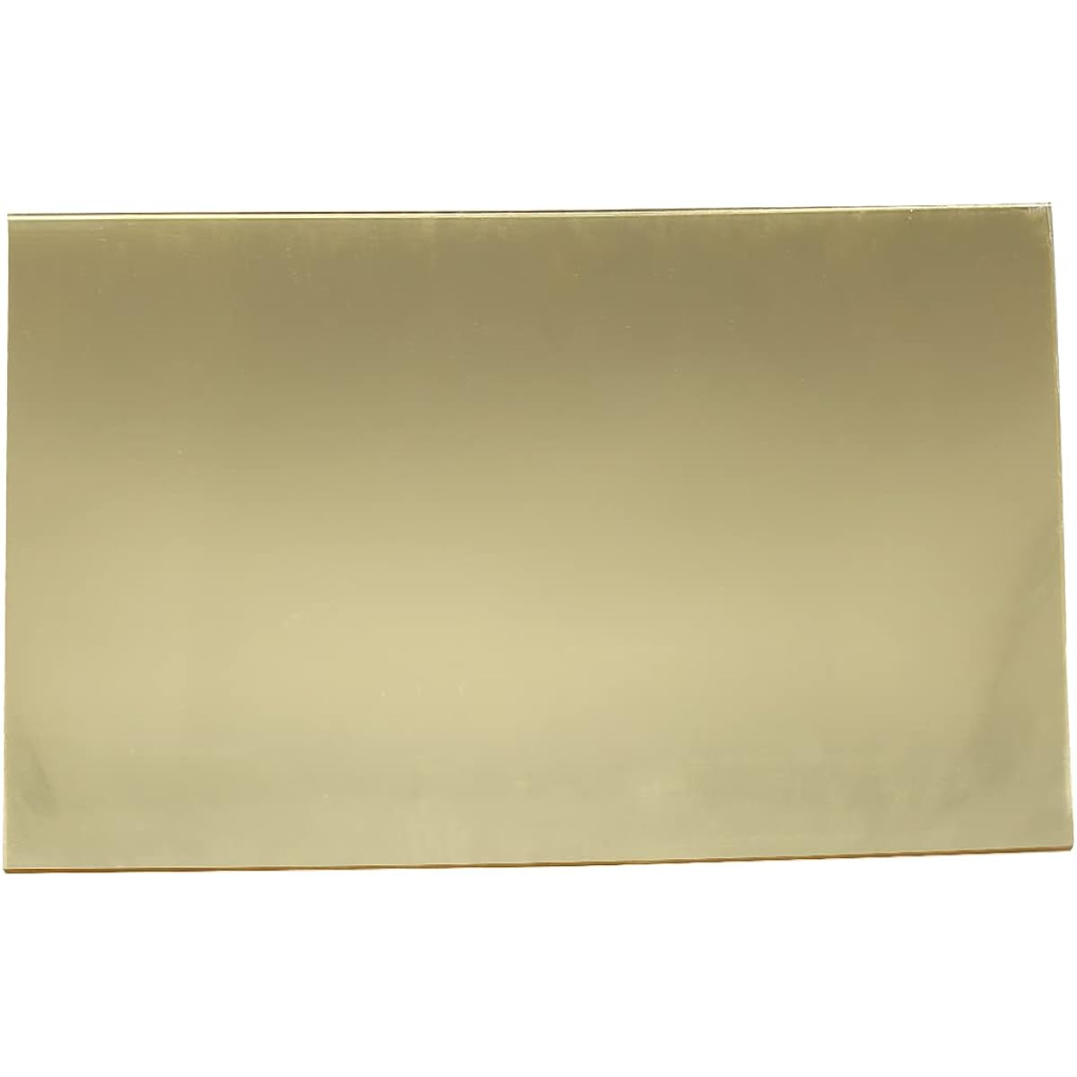 FLEOR 12 x 17" Blank Guitar Pickguard Sheet for Strat Tele Guitar Pickguard P Bass Jazz Bass Custom Pickguard Material 1 Layer Golden Mirror