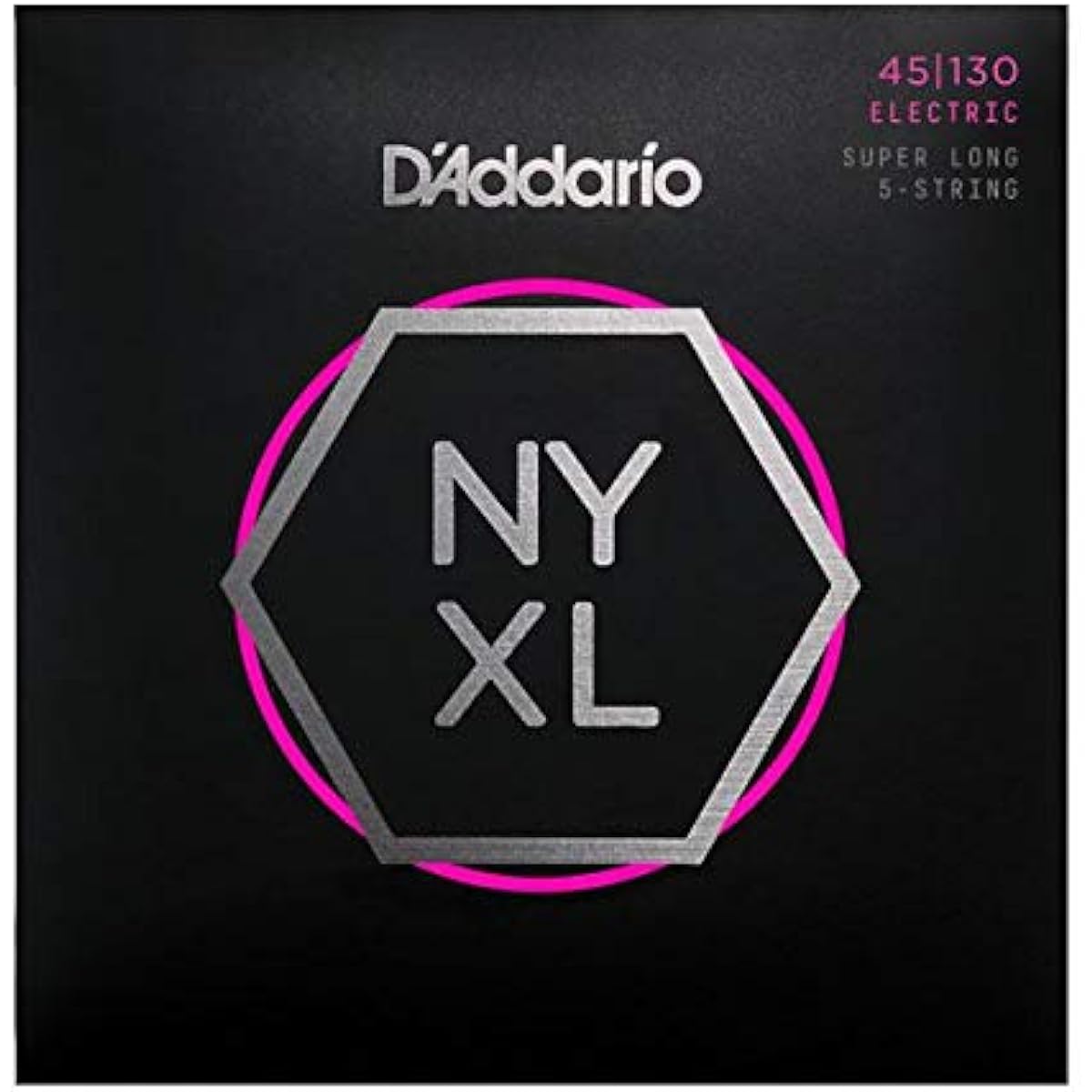 DADDARIO 5-string electric bass strings NYXL45130SL Super Long Scale Regular Light 5-String 45-130