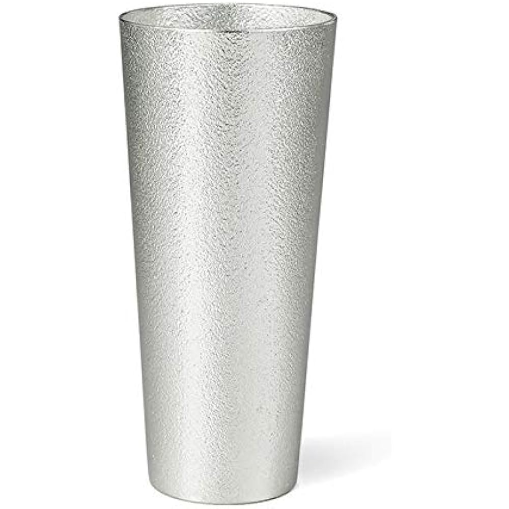 [Nousaku Red Cotton Ribbon Wrapped with Japanese Paper] Beer Cup - L 2 Piece Set in Paulownia Box BL2 PBOX