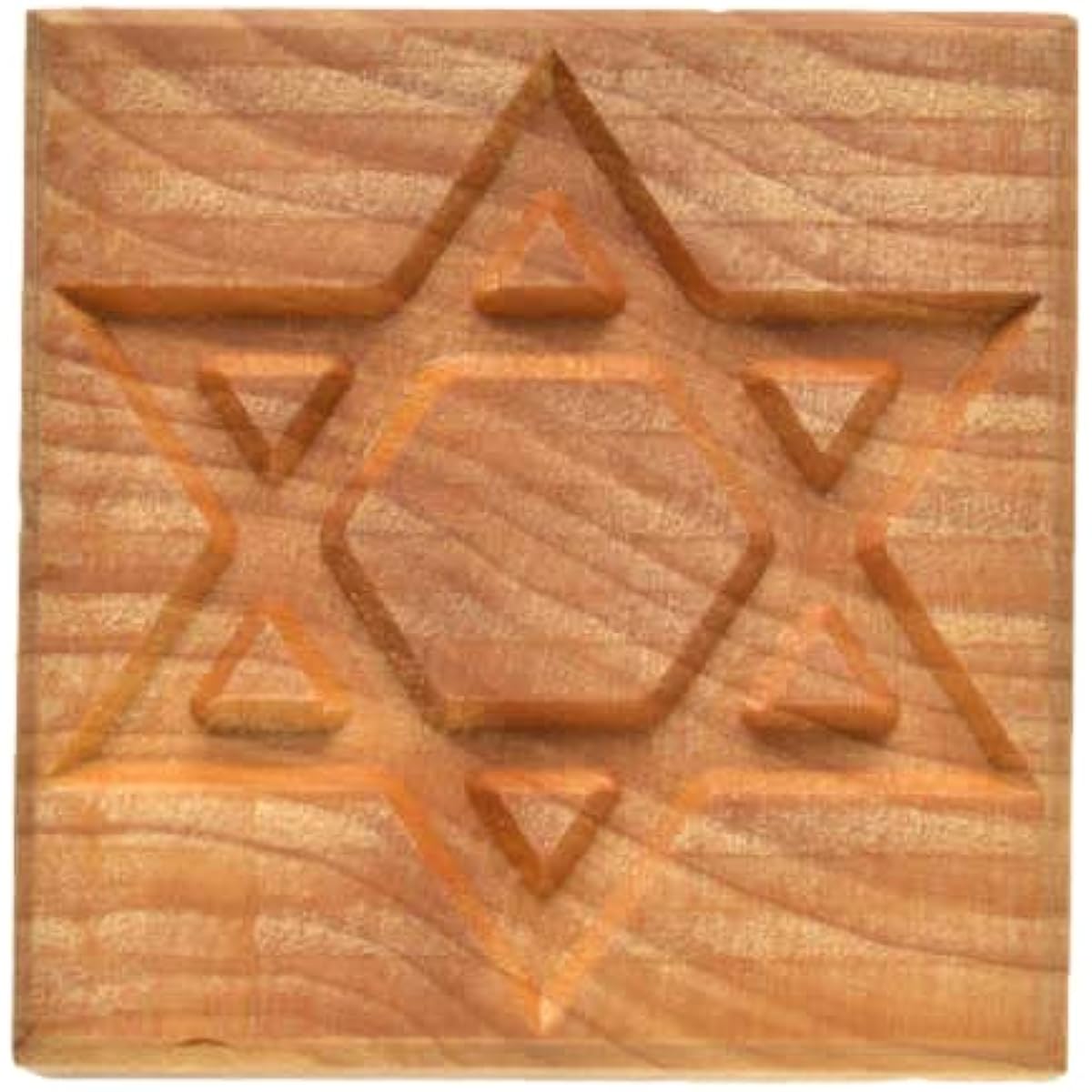 MKM Pottery Tools "Stamps 4 Clay" Large Square Decorative Stamp for Clay (Ssl-48 Star of David)