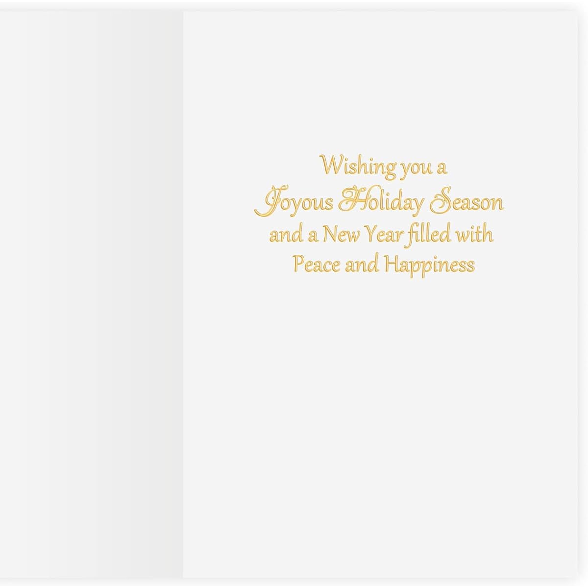 The Gallery Collection - (25) Good Health and Cheer Christmas Cards with Foil Lined Envelopes