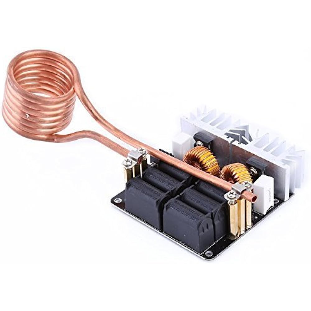 Induction Heating Board Flyback Driver Heater Induction Heating Module, Heating Power Supply Module Board Low Voltage Induction Heating Power Supply Board DC12-48V 1000 W ZVS