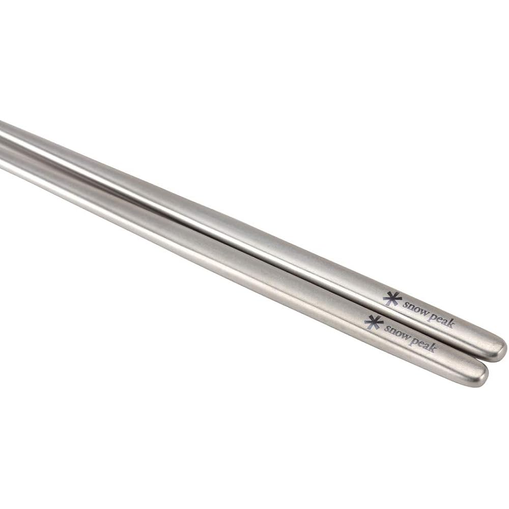 Snow Peak Titanium Tapered Chopsticks SCT-115 Silver