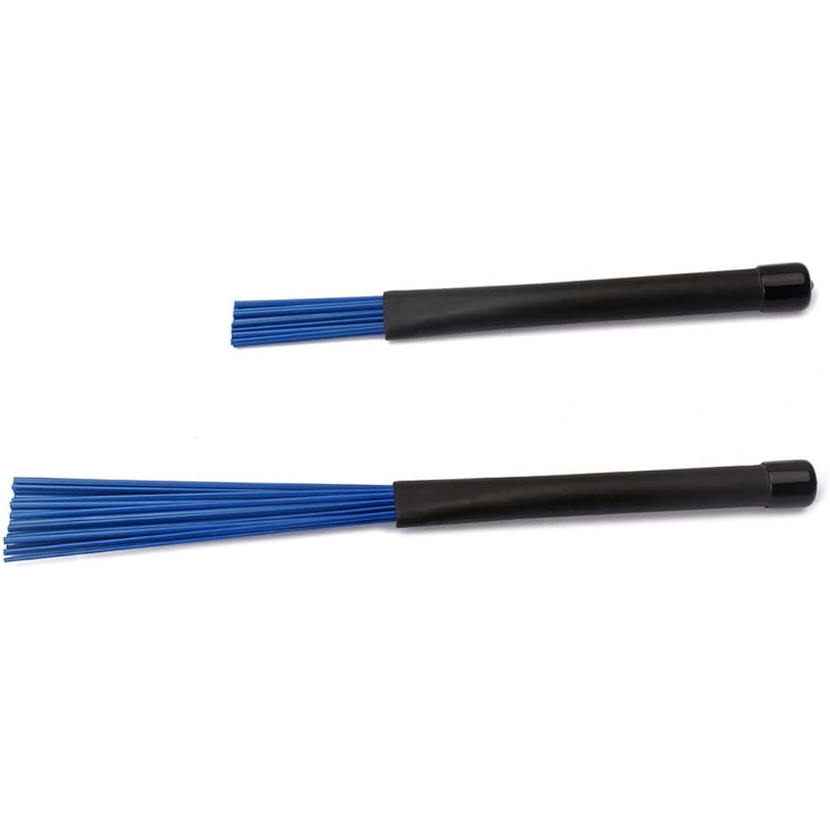Jiayouy Drum Brush Drumstick Percussion Retractable Nylon Brush Stick Cajon Jazz Acoustic Rock Band for Music Lovers 1 Pair
