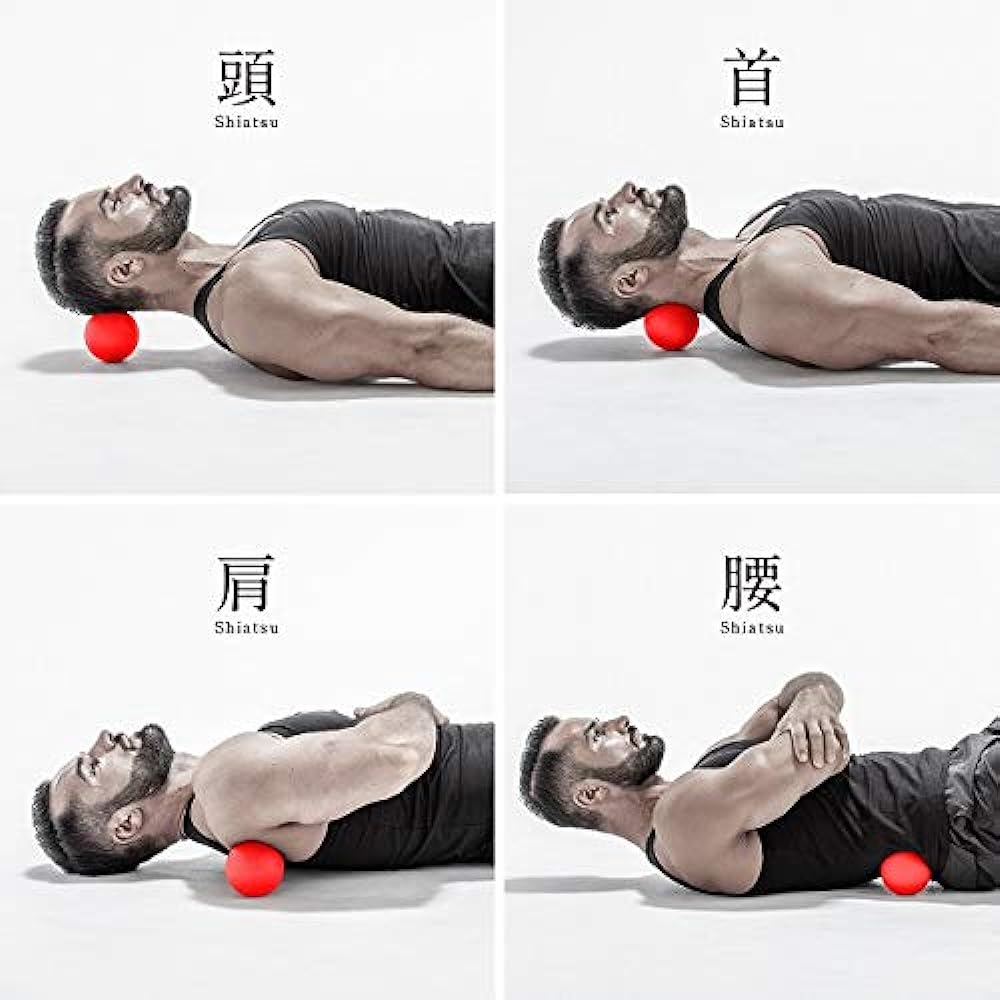 Erugam Kori Jigoku Hard Shiatsu Ball Massage Ball Present Myofascial Release Massage Stretch Ball Diameter 9cm