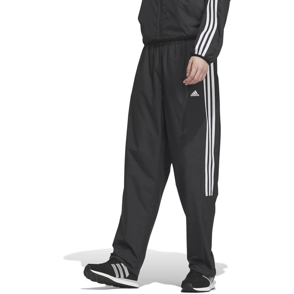 [Adidas] Jersey Bottom Team Color Block Loose Fit Windbreaker Pants IEH72 Women's