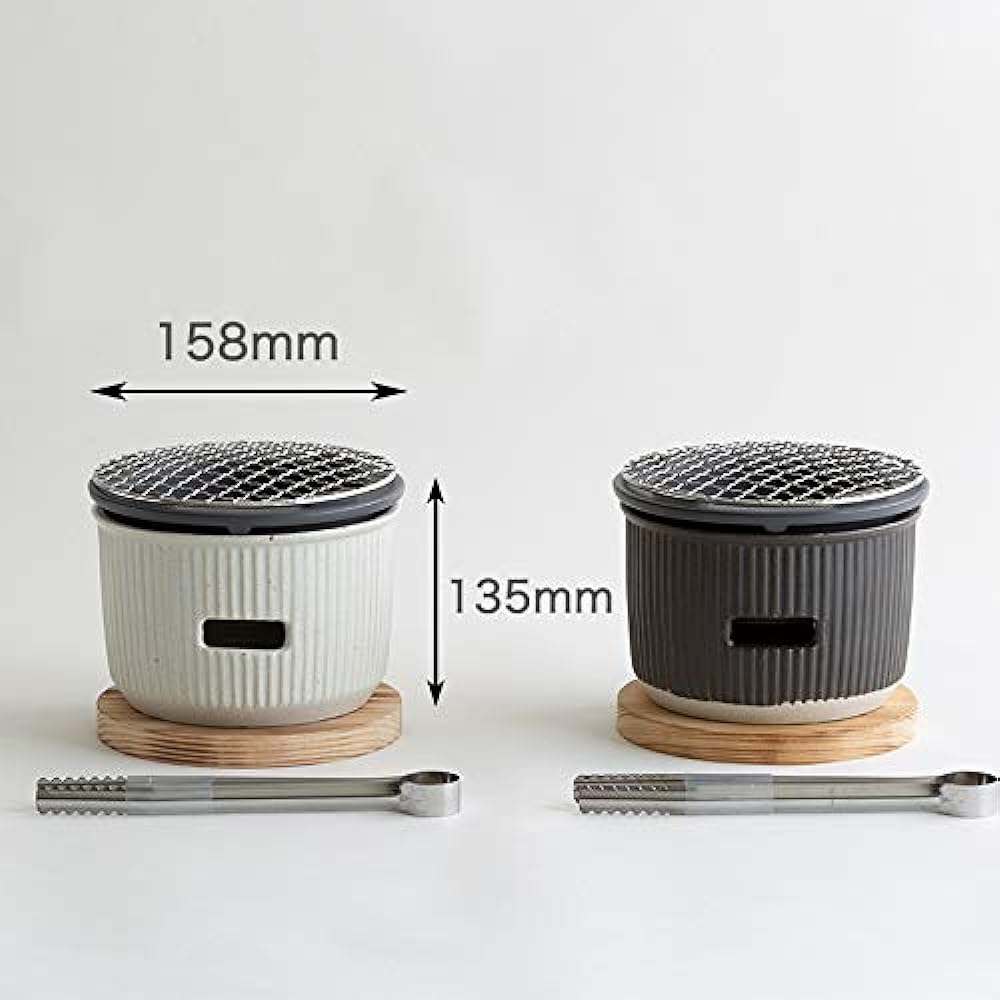 LOLO | Charcoal grill small black | Tabletop | Outdoor | Made in Japan | Solo grill |