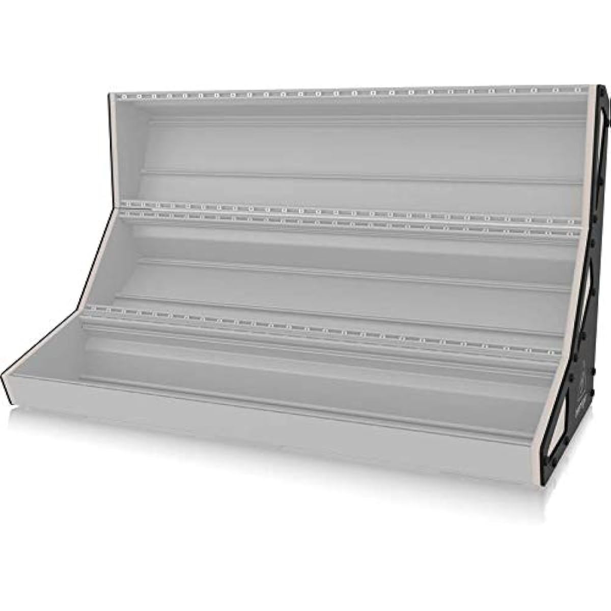 Behringer 3-tier stand for Eurorack compatible synthesizer Can store up to 3 tiers of Behringer synthesizers of the same size EURORACK STAND (3-TIER) BLACK