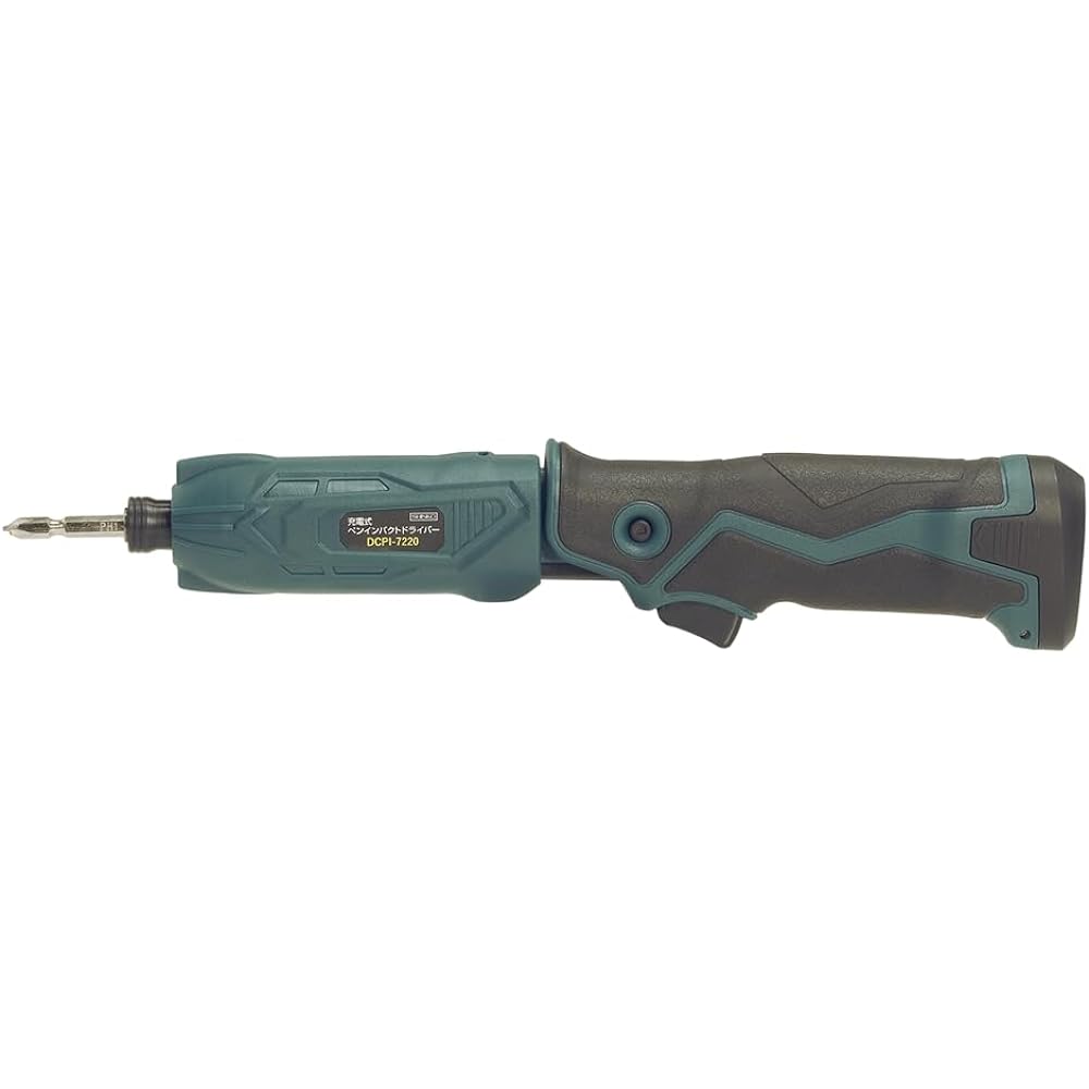 Shinko Seisakusho Rechargeable Pen Type Impact Driver DCPI-7220 with LED Light DC7.2V Tightening Torque 22N・m Capacity 2.0Ah