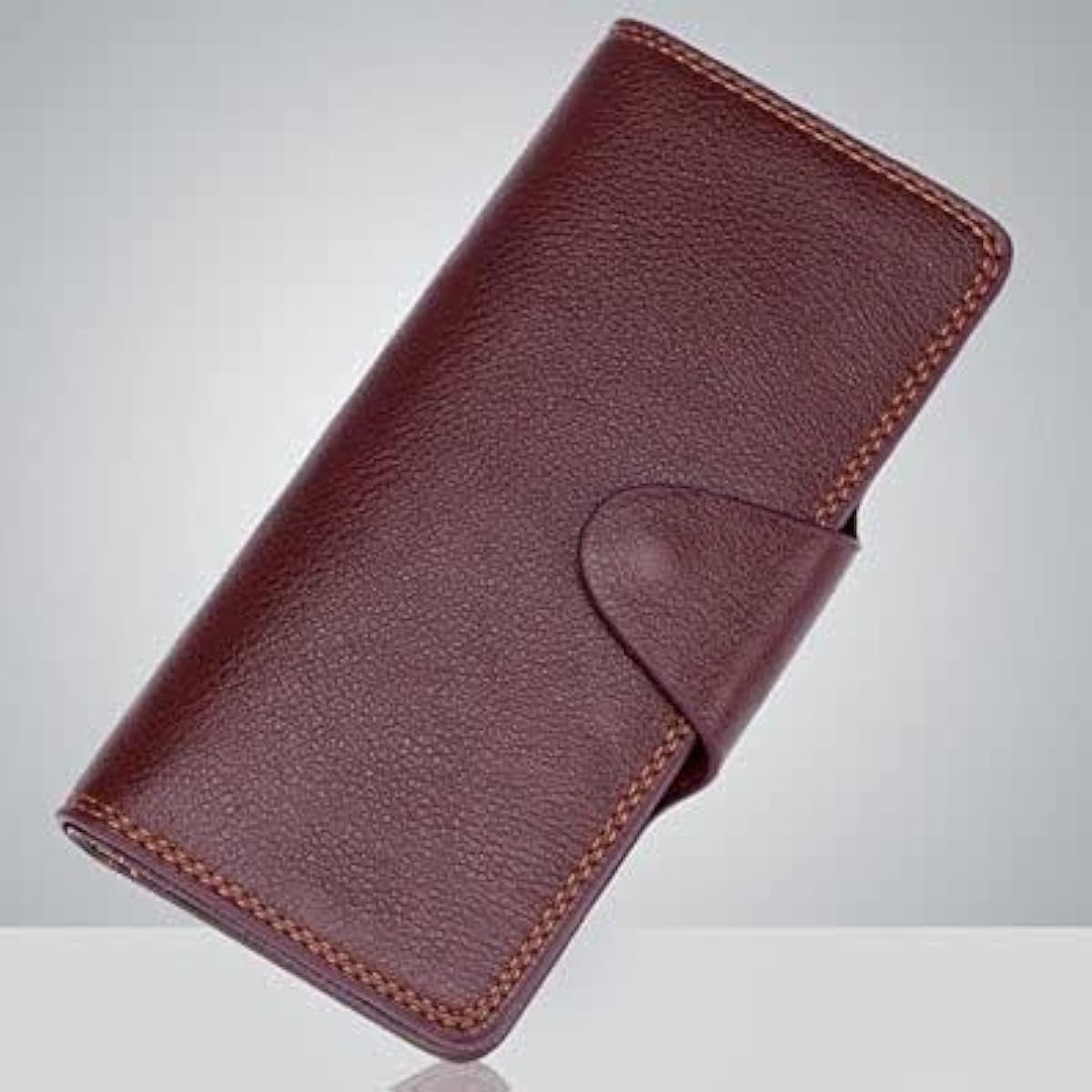 [Magic Shop] Fire Wallet (long wallet) Brown <A magic trick where flames suddenly appear when you open the wallet! It's perfect for catching people's attention!> Comes with an instruction DVD