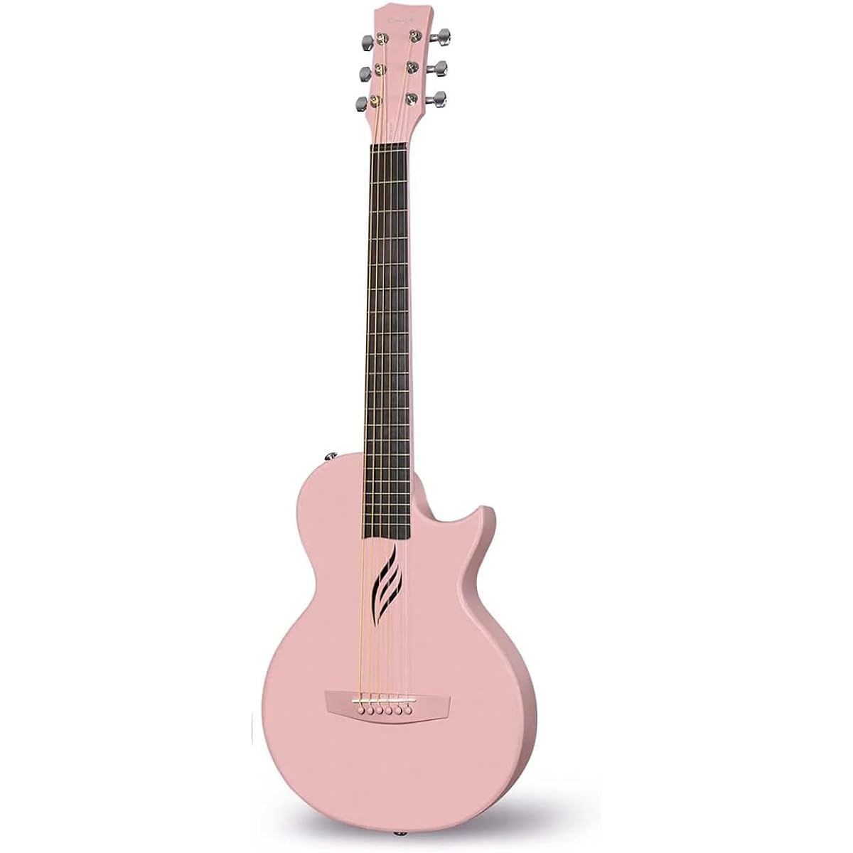 ENYA NOVA GO Pink Acoustic Guitar Carbon Fiber Lightweight Thin Body Case Included Travel Guitar [Official Japanese Product] Enya