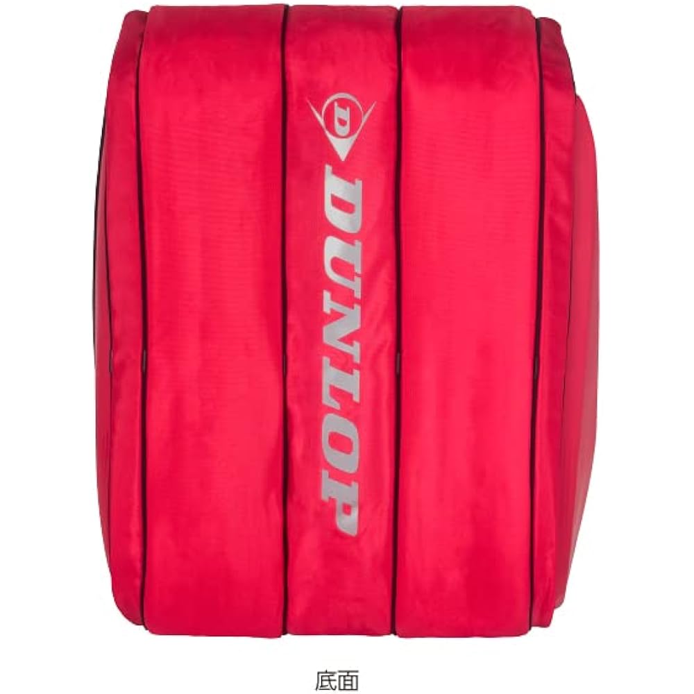 DUNLOP Tennis Bag Racket Bag Can Hold 12 Racquets Black x Red (085) DTC2180