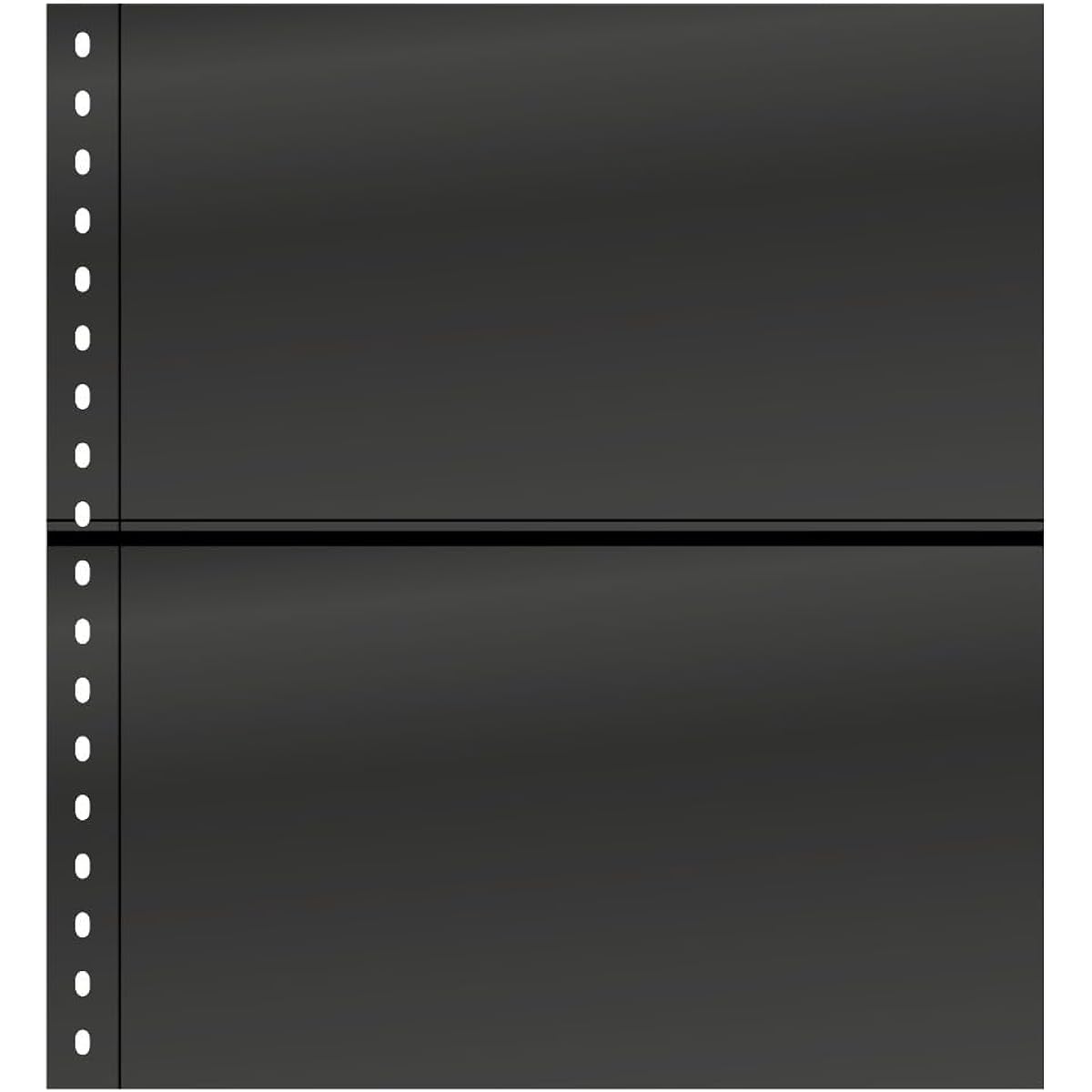 Lindner 02P Stock Book Pages Omnia, Black - Pack of 10