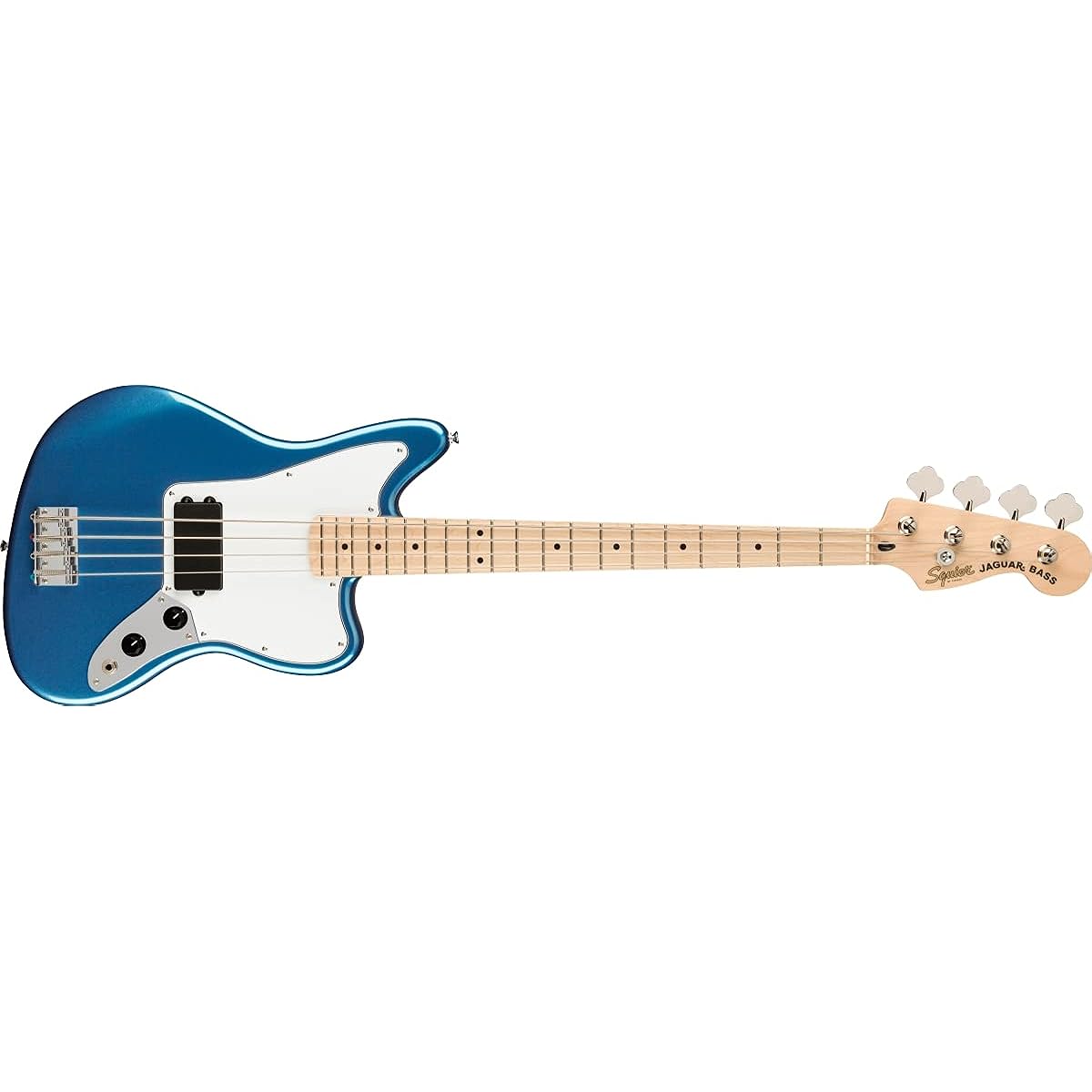 Squier by Fender/Affinity Series Jaguar Bass H Maple Fingerboard White Pickguard Lake Placid Blue