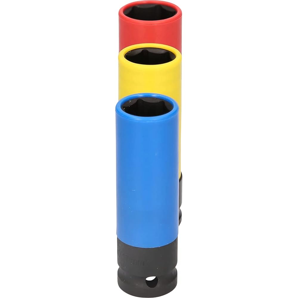 KS Tools 1/2" Impact Socket Set for Aluminum Rim 17/19/21mm 3 Pieces BT691005